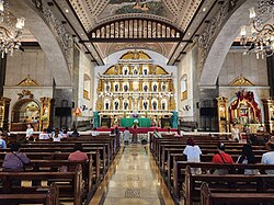 Nave and main sanctuary in 2024