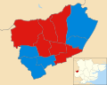 2023 results map