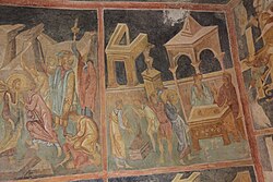 A fresco in a church