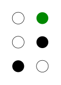 ⠜