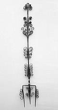 Broaching or toasting fork (17th century), possibly Spanish, at The Metropolitan Museum of Art, New York