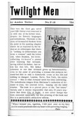 Guild press also offered reprints of gay classics, such as the 1931 novel Twilight Men—the catalog editor describes it as the first gay novel he ever read.