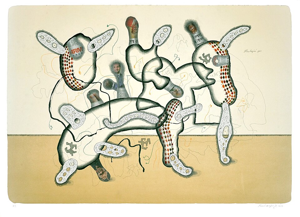 File:Jan Švankmajer, Slintající pes (2023), litografie.jpg
