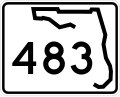 State Road 483 marker