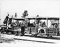 A train of the Wilmington & Long Beach Rapid Transit Railroad in 1887
