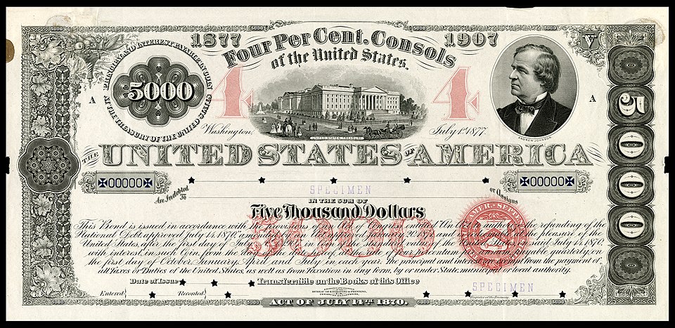 File:US-B&L-Consols-4%-$5000-1877 (Specimen face only).jpg