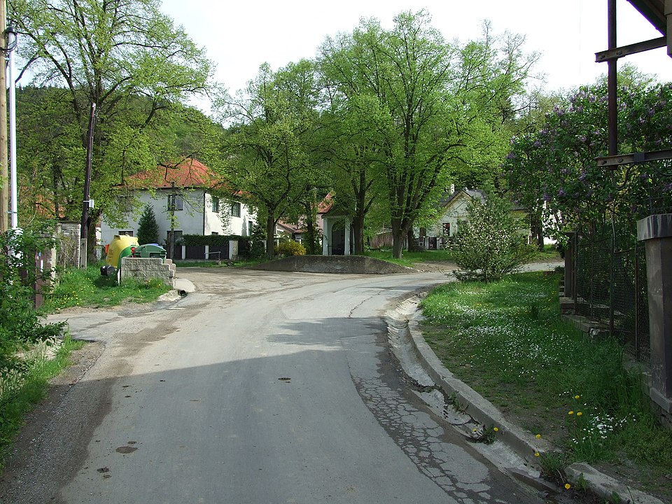 File:Všenory, Horní Mokropsy, náves.jpg