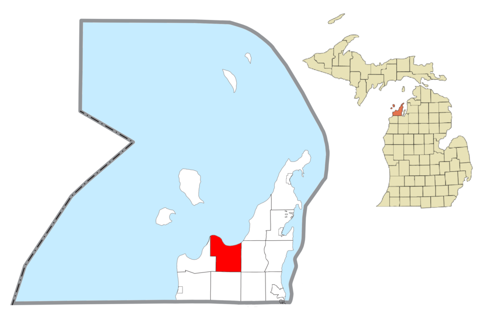 File:Cleveland Township, MI location.png