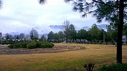 Front lawn of Ayub Medical College