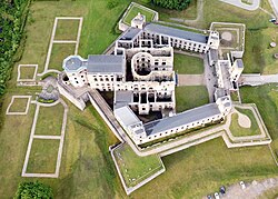 Aerial view of the castle