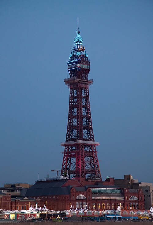 File:Blackpool Tower by night.jpg