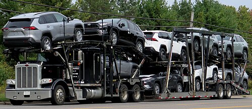 Car carrier trailer