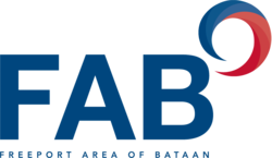 Official logo of Freeport Area of Bataan