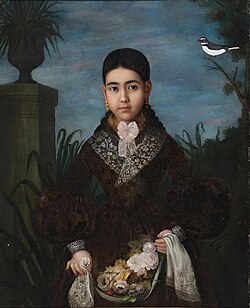 Filipina girl. 19th century