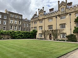 Hall Court of Sidney Sussex College, Cambridge