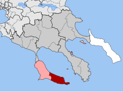 Location within the regional unit