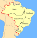 Regions of Brazil (1889)