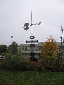 Huge weather vane in Vilnius is among the largest in Europe