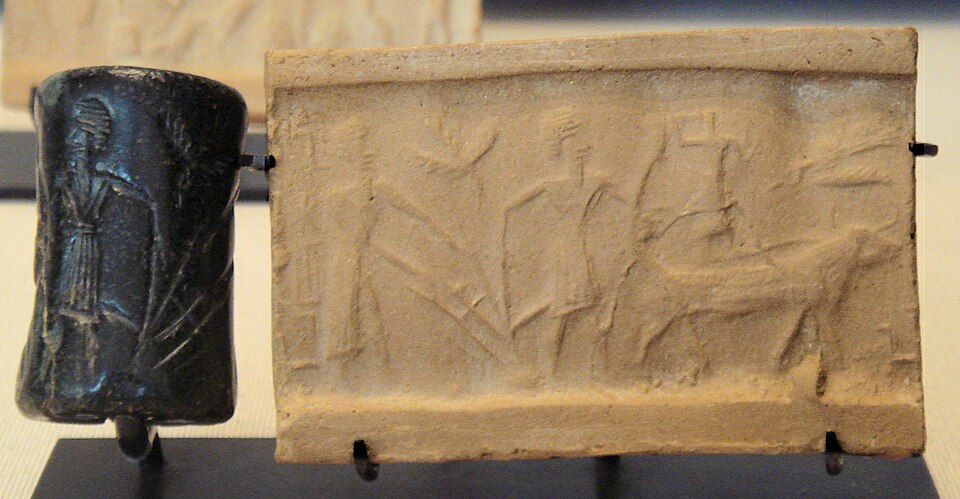 File:Akkadian seal Agricultural scene Louvre Museum.jpg