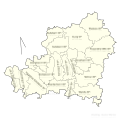 Dhaniakhali CD block showing GP areas