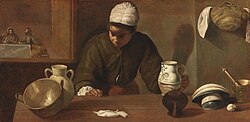 Diego Velázquez, La mulata (La cena de Emaús), before 1660