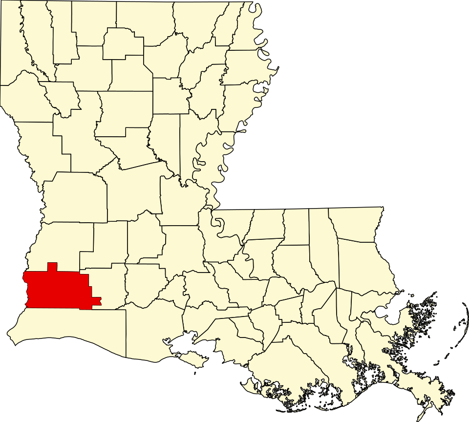 File:Map of Louisiana highlighting Calcasieu Parish.svg