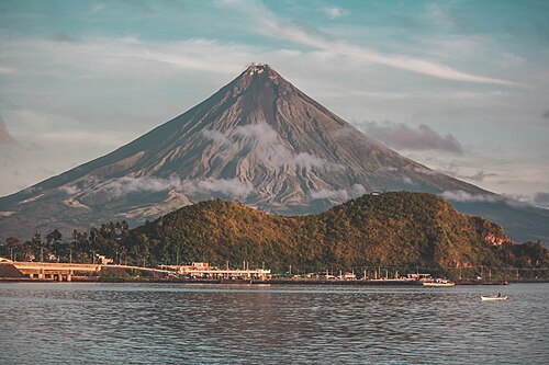 Mount Mayon in Albay is the most active volcano in the Philippines