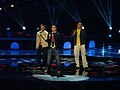 Image 3Tie Break performing "Du bist" in Istanbul (2004) (from Austria in the Eurovision Song Contest)