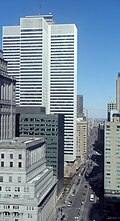 Boulevard René-Lévesque vu d'en haut