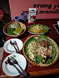 Hinava served with other traditional foods of Sabah