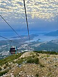 Aerial lift near Vražje Lake
