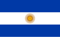 Heraldic blue flag (1819–1820)