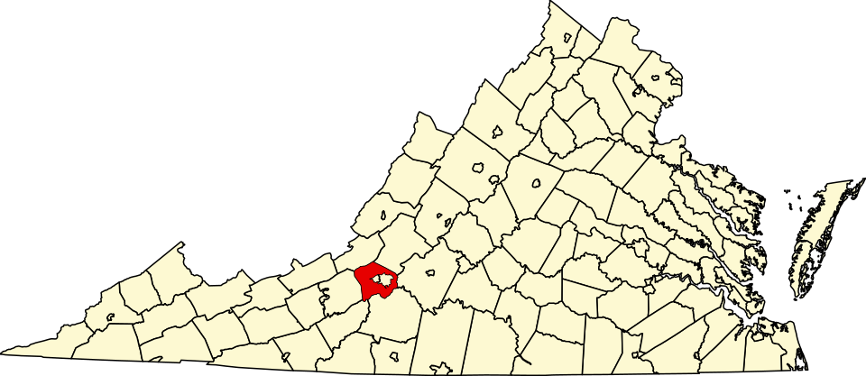 File:Map of Virginia highlighting Roanoke County.svg