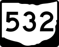 State Route 532 marker