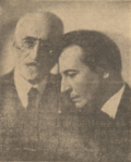 A. C. Cuza and his son, Gheorghe A. Cuza. No later than 1937.