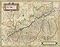 Old map of Electorate of Cologne (note that North is to the right