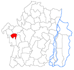 Location in Brăila County