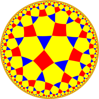 Cantic octagonal tiling