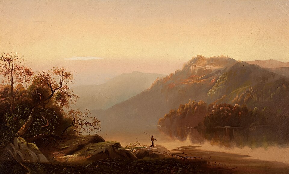 File:Sunset on the Hudson-Charles H Chapin.jpg