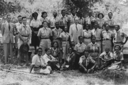 British Guiana Scout leaders, April 1954