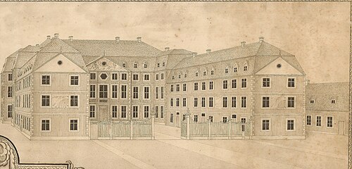 The palace from the southwest