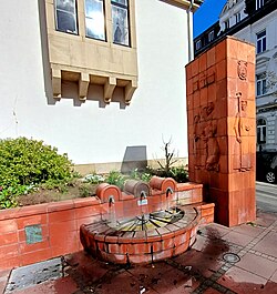 Marktbrunnen in Aachen-Burtscheid