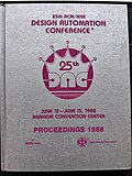 The cover of the 25th DAC Proceedings (1988).