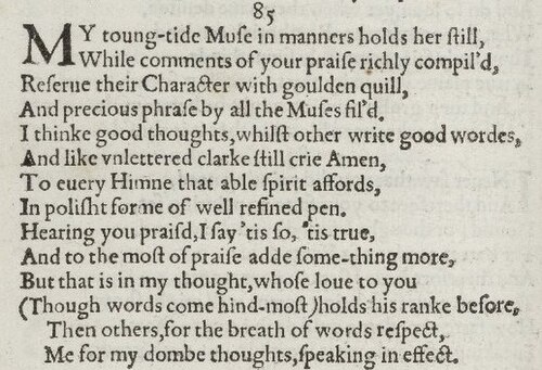 Detail of old-spelling text