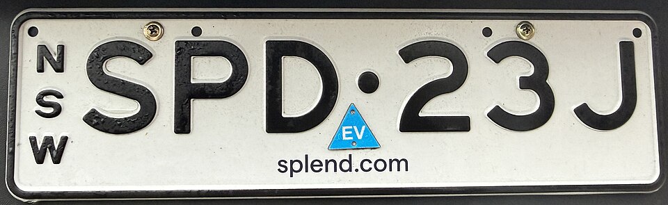 File:Splend fleet numberplate SPD23J.jpg
