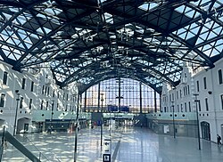 Main hall of the train station, 2025