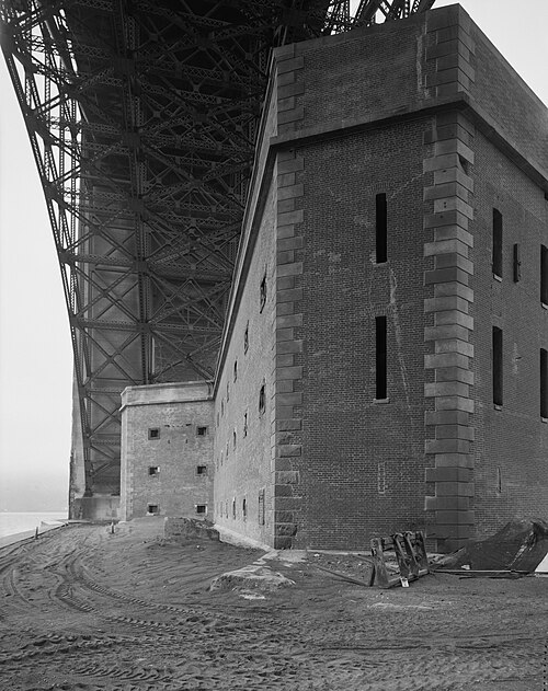 File:Fort Point under bridge.jpg