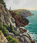 Newfoundland's Rocky Coastline by Gertrude Spurr Cutts