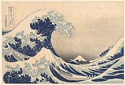 The Great Wave off Kanagawa; 1829–1833; color woodblock print