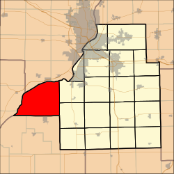 Location in Tazewell County
